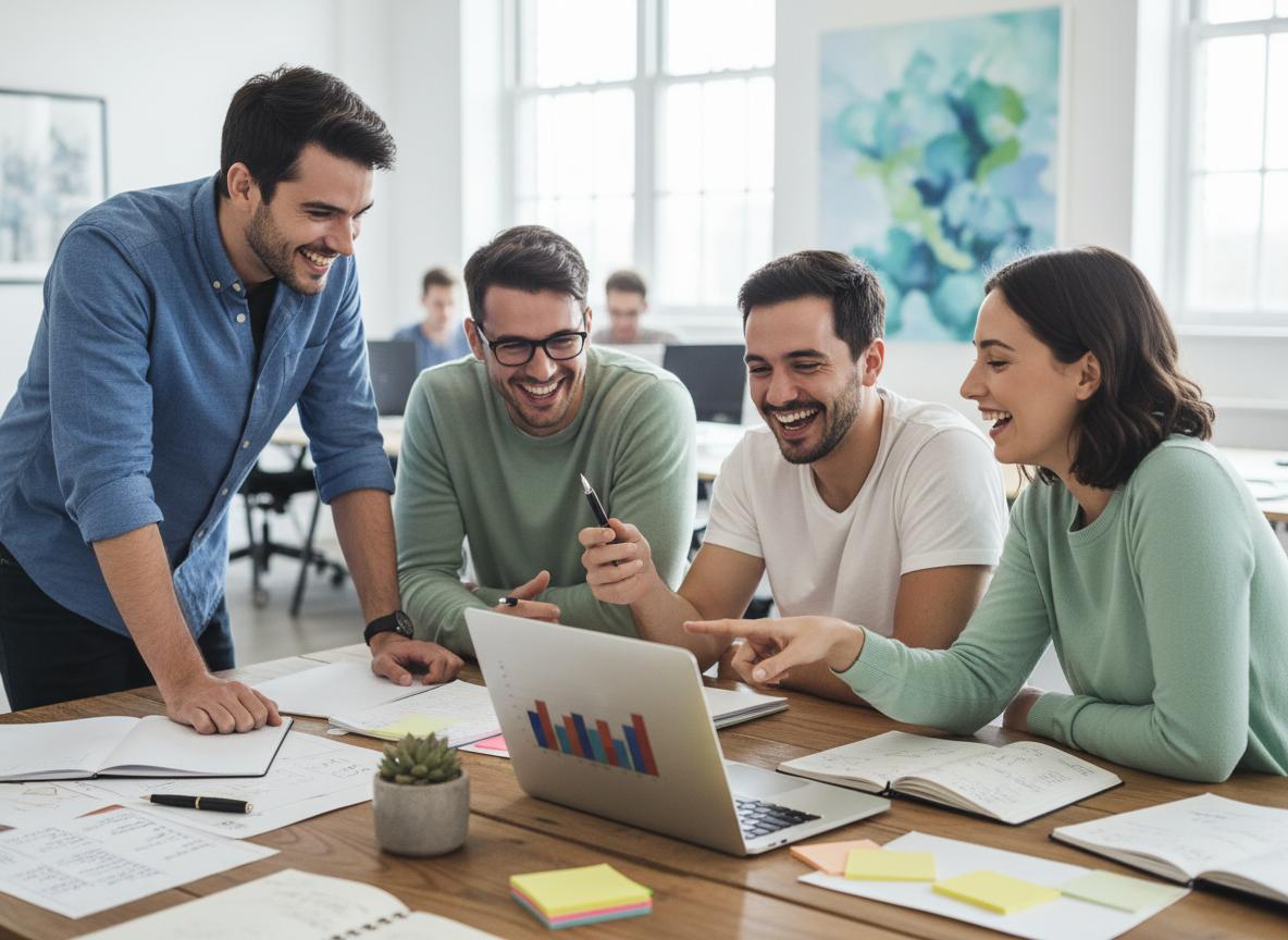 Profesionales colaborando